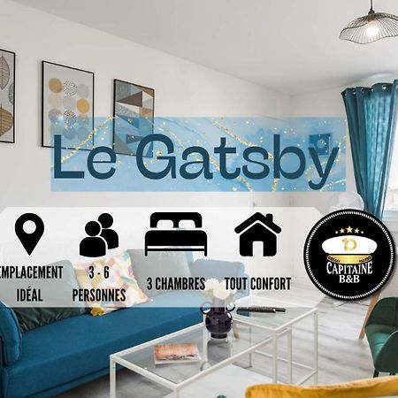 Le Gatsby - 3 Chambres - Centre-Ville Troyes Exteriör bild