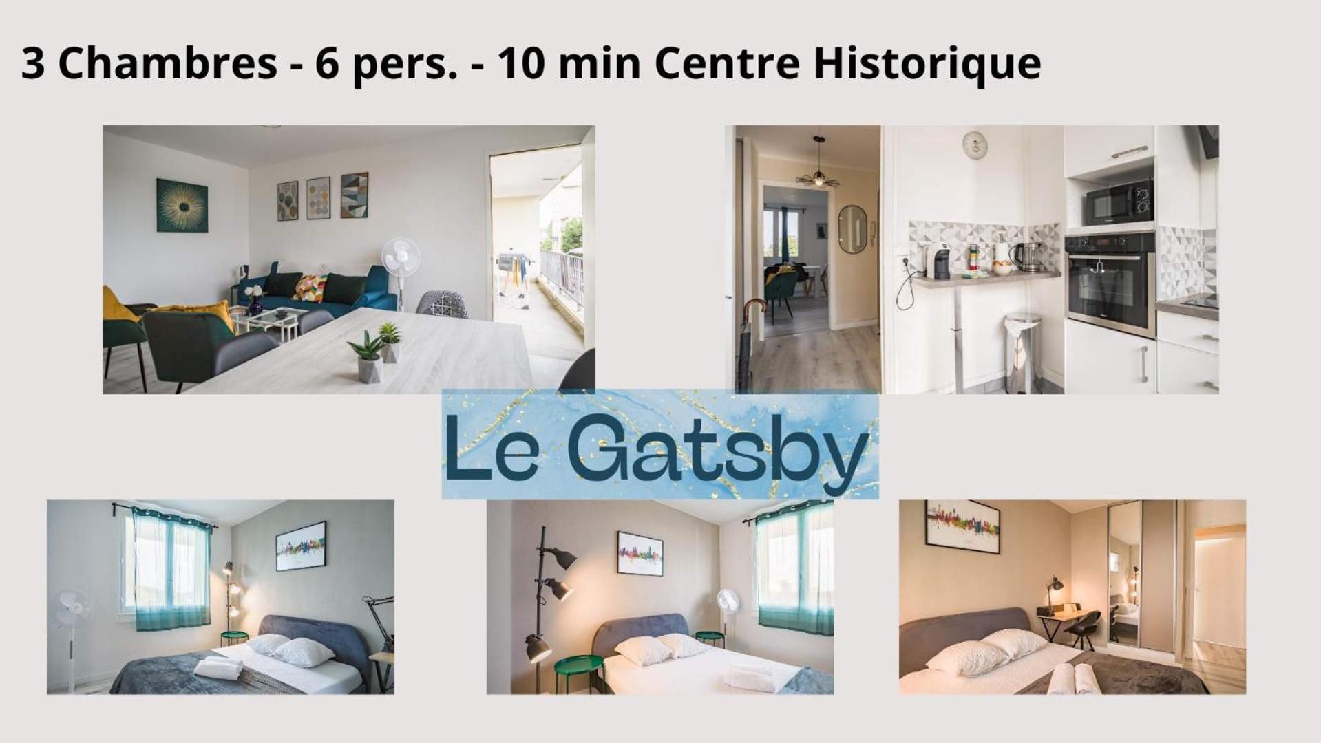 Le Gatsby - 3 Chambres - Centre-Ville Troyes Exteriör bild